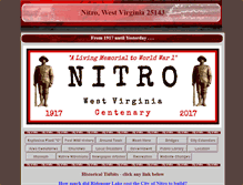 Tablet Screenshot of historyofnitro.com